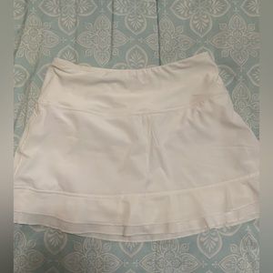 White Tennis Skirt Size Medium